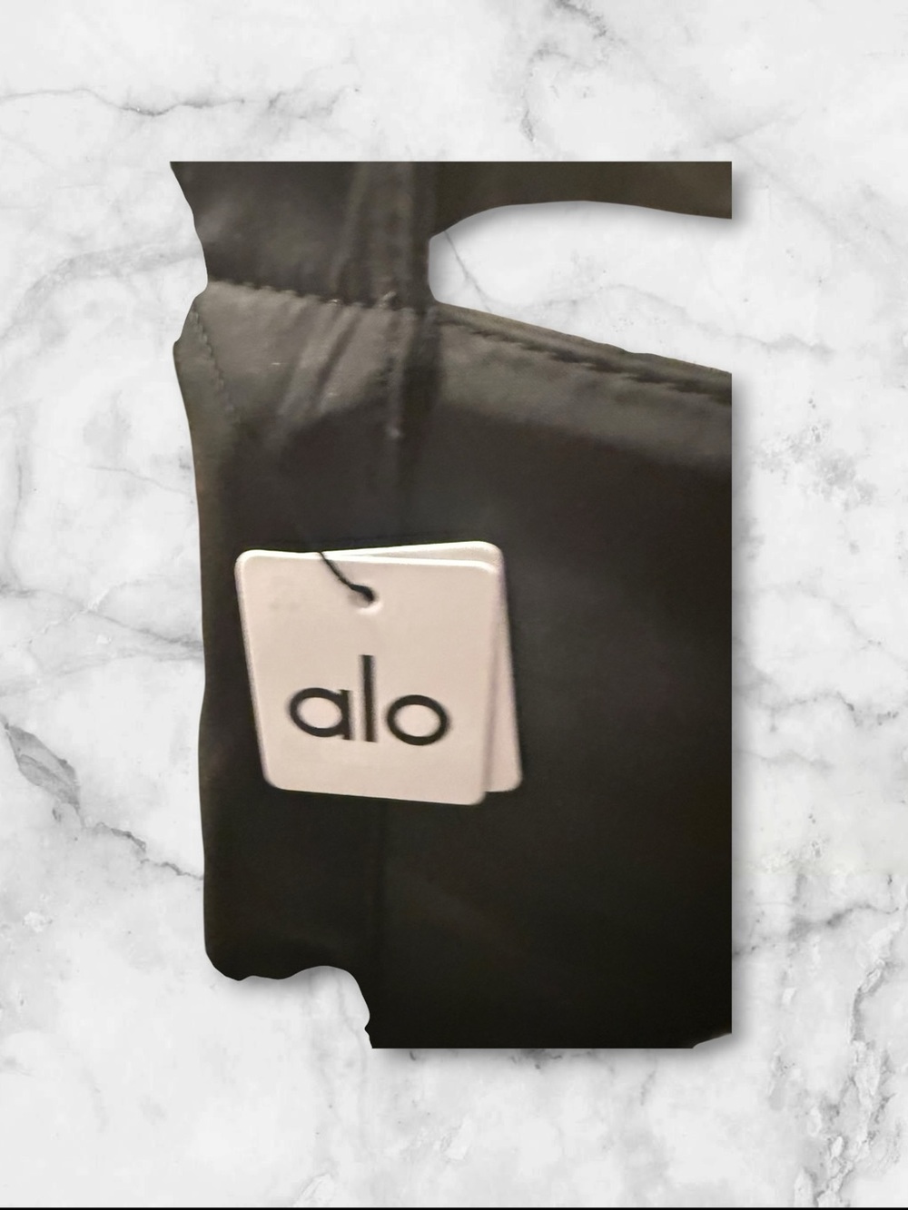 Source Unknown Black Shoulder Bag with White Alo Logo - Picture 3 of 6
